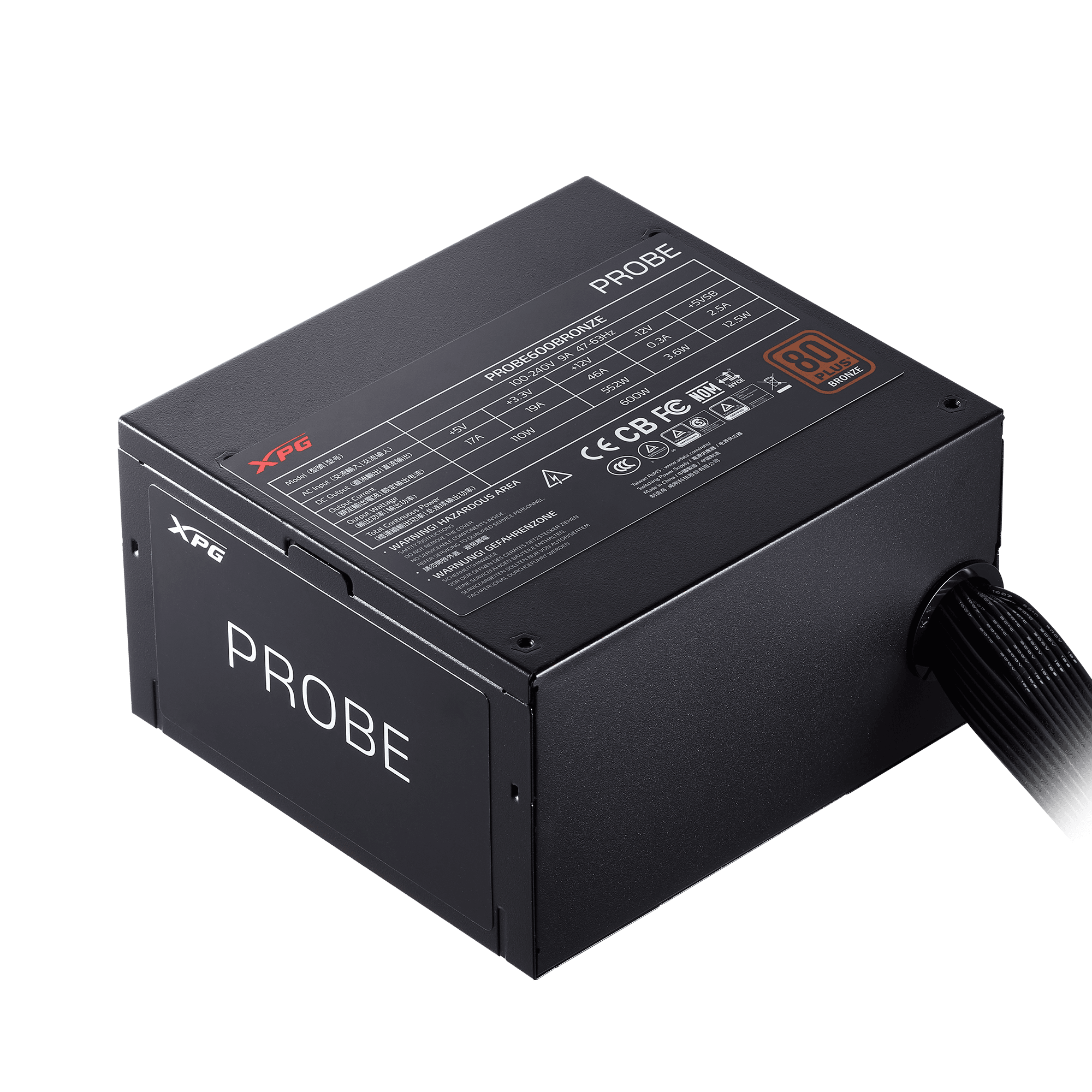XPG Power Supply Probe II 750w 80 Plus Bronze XPG Power Supply Probe II 750w 80 Plus Bronze